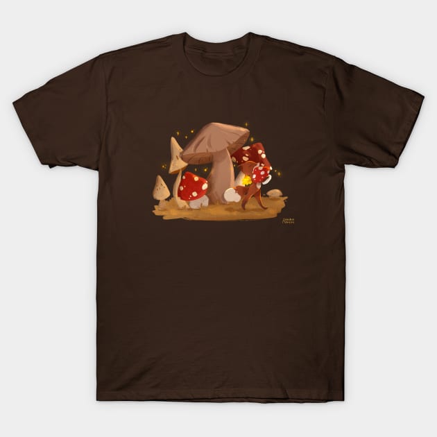 Maple the red fox T-Shirt by Four Seasons Fox